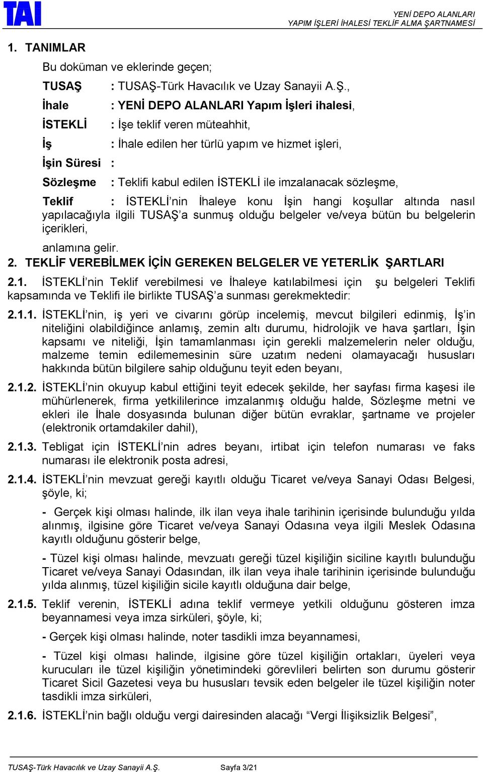 Türk Havacılık ve Uzay Sanayii A.Ş.