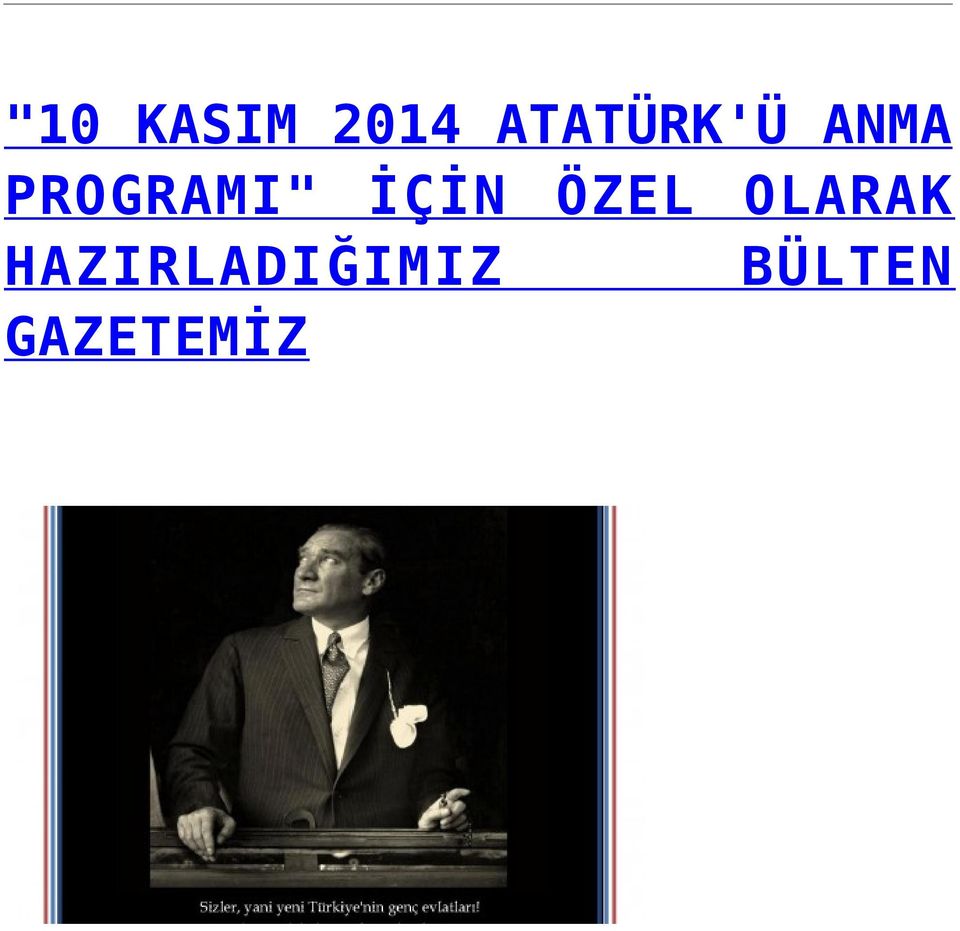 PROGRAMI" İÇİN ÖZEL