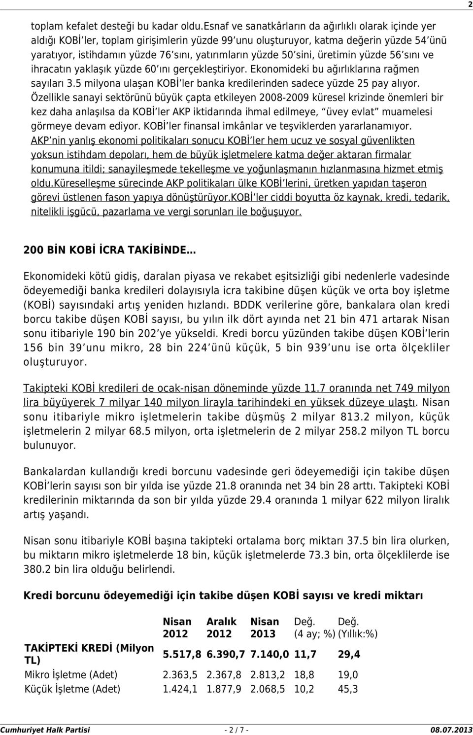 50 sini, üretimin yüzde 56 sını ve ihracatın yaklaşık yüzde 60 ını gerçekleştiriyor. Ekonomideki bu ağırlıklarına rağmen sayıları 3.