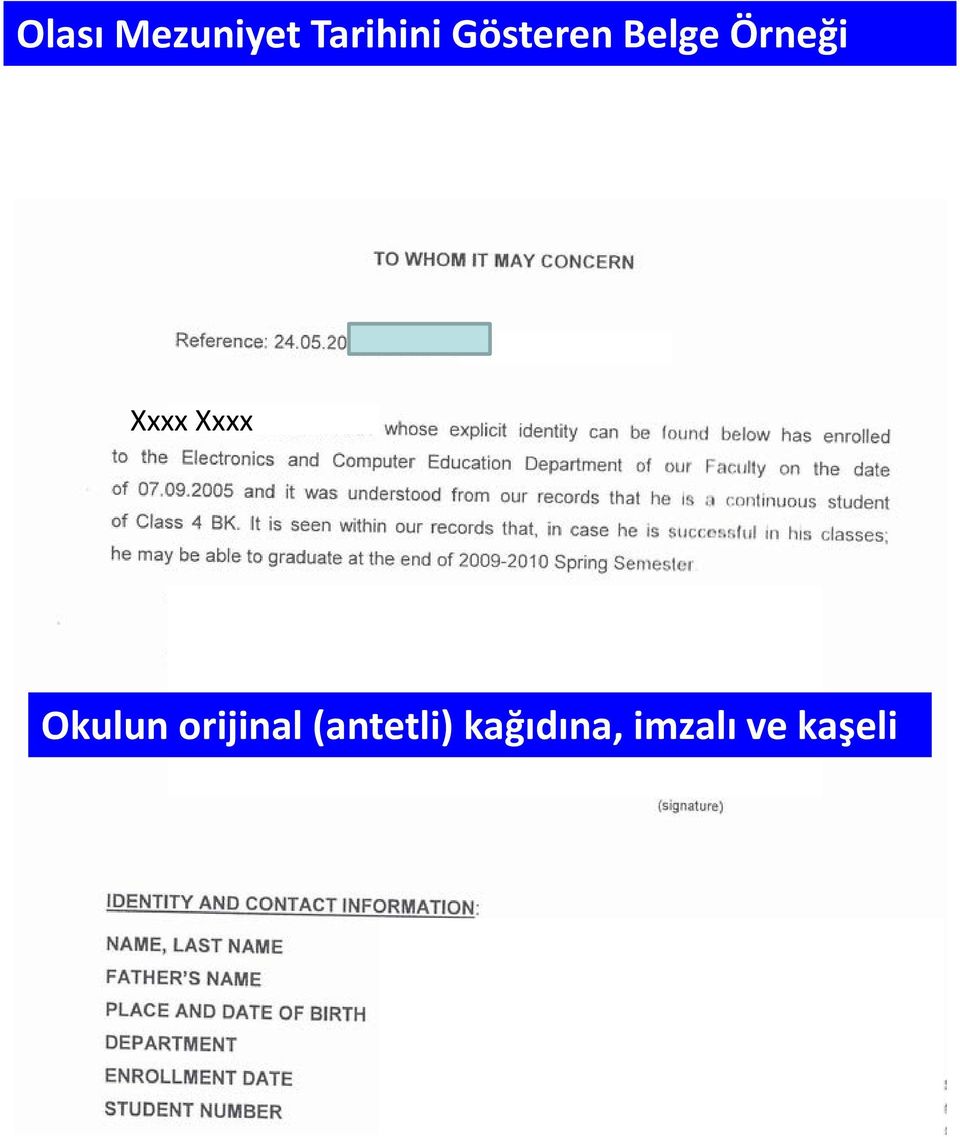 Xxxx Okulun orijinal