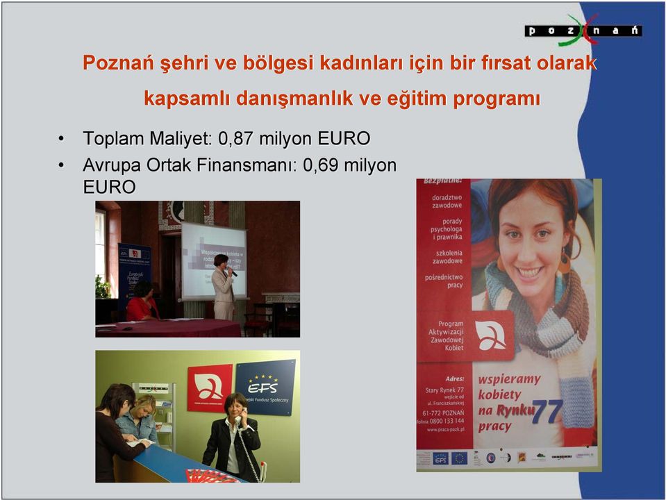 eğitim programı Toplam Maliyet: : 0,87