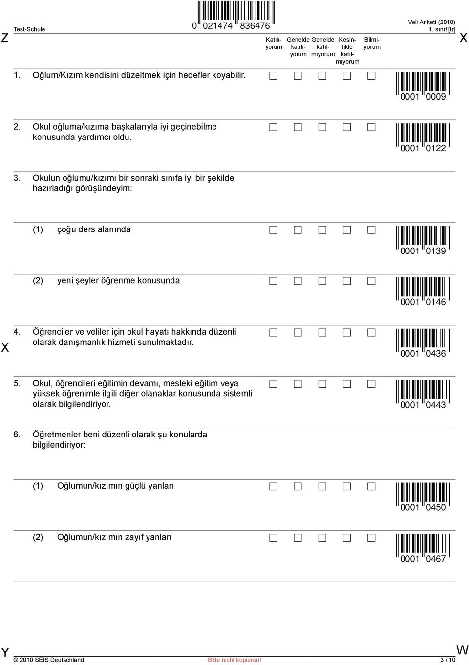 Öğrenciler ve veliler için okul hayatı hakkında düzenli olarak danışmanlık hizmeti sunulmaktadır. 0001 0436 5.