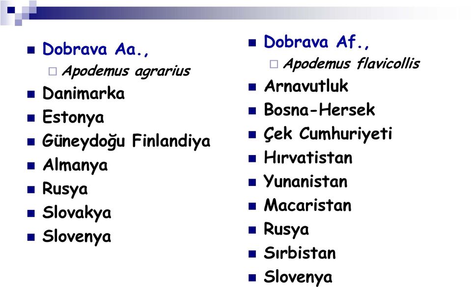 Almanya Rusya Slovakya Slovenya Dobrava Af.