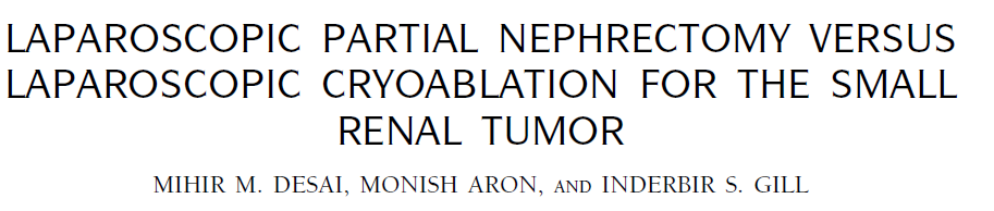 PRÇ, n= 153 lap PN vs n= 78 lap cryo Kan kaybı: 211 vs 101 ml (P< 0.