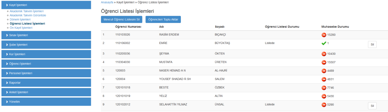 3.1.3.2 Ekleme Yönetim sayfasındaki Yeni Dönem Oluştur linki ile yeni dönem oluşturma sayfasına gelinir.