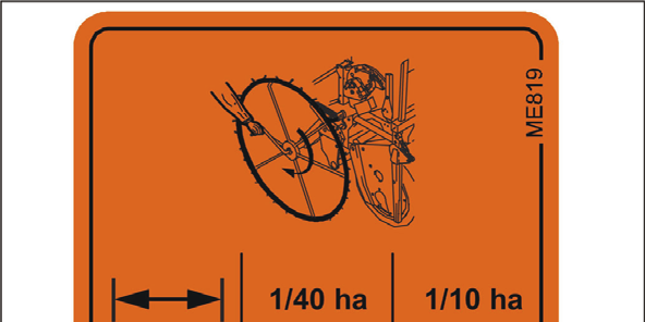 134 Kuyruk takımındaki çevirme kolu tur sayısı ekim makinası iş genişliğine (Fig. 135/1) bağlıdır. Tekerlek dönüşlerinin sayısı (Fig.