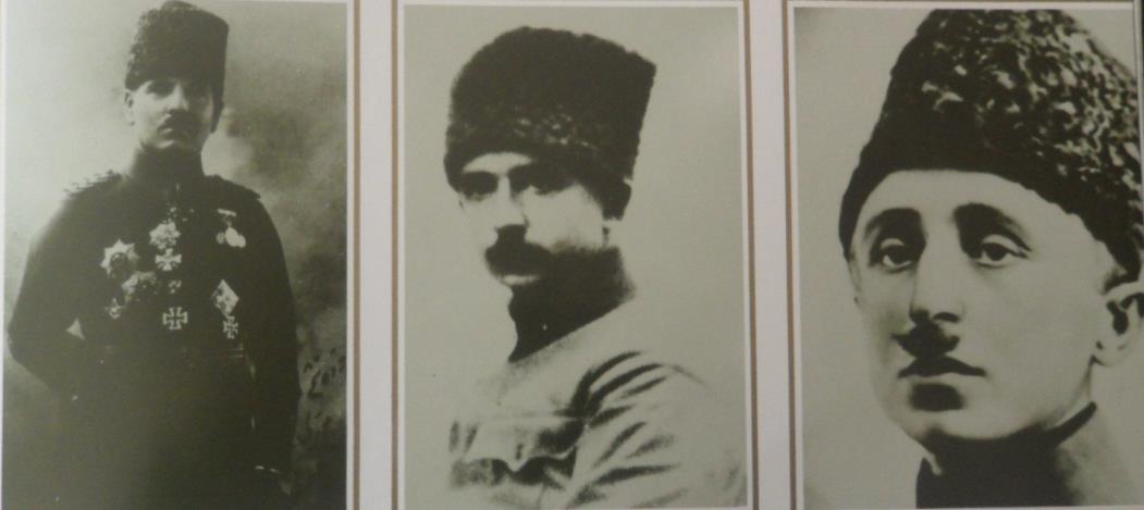 Resim 1.1. Batı Cephesi Komutanları: Ali Fuat Paşa İsmet Paşa ve Refet Paşa Batı Cephesi Komutanlığı na getirilen Ali Fuat Paşa, 27 Haziran 1920 de Uşak a gelerek idareyi ele aldı.