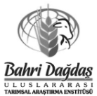 Bahri Dağdaş Bitkisel Araştırma Dergisi Journal of Bahri Dagdas Crop Research 4 (2):1-12, 2015 ISSN: 2148-3205, www.arastirma.tarim.gov.