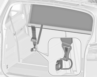 92 Eşya saklama ve bagaj bölümleri Bagaj kapağının önündeki ayırıcı ağ Emniyet ağı Emniyet ağı ikinci sıra koltukların veya ön koltukların arkasına takılabilir.