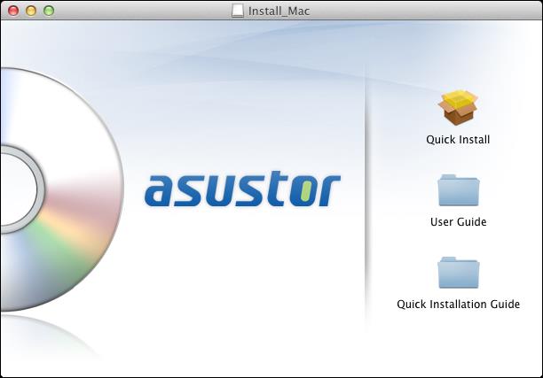 4.1.2 Mac Kullanıcıları Yükleme CD sini bilgisayarınızın CD sürücüsüne yerleştirin ve CD-menüsünden Quick Install seçeneğini seçin.