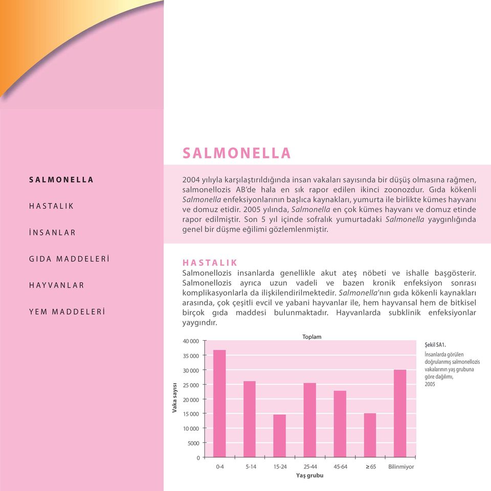 Son 5 yıl içinde sofralık yumurtadaki Salmonella yaygınlığında genel bir düşme eğilimi gözlemlenmiştir.