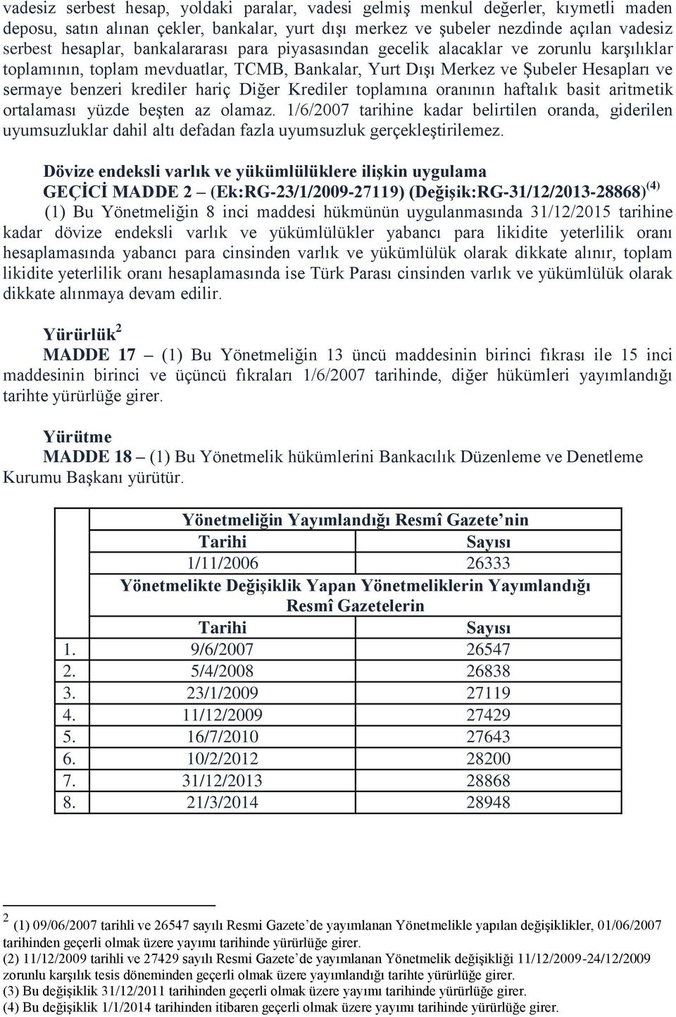 Krediler toplamına oranının haftalık basit aritmetik ortalaması yüzde beşten az olamaz.