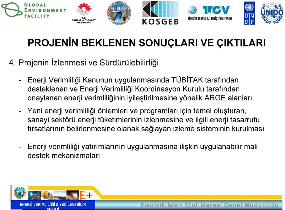 tarafından onaylanan enerji verimliliğinin iyileştirilmesine yönelik ARGE alanları - Yeni enerji verimliliği önlemleri ve programları için temel oluşturan,