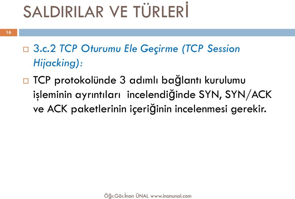 TCP protokolünde 3 adımlı bağlantı kurulumu