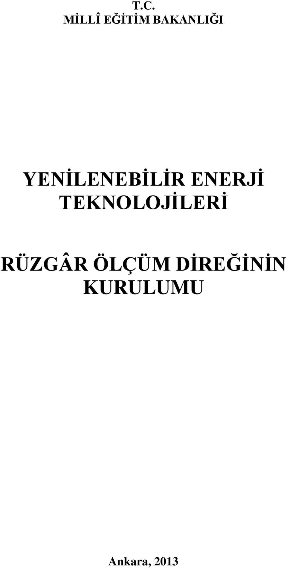 ENERJİ TEKNOLOJİLERİ