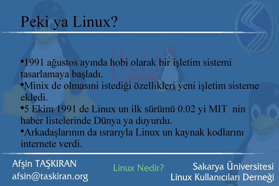 Minix de olmasıni istediği özellikleri yeni işletim sisteme ekledi.