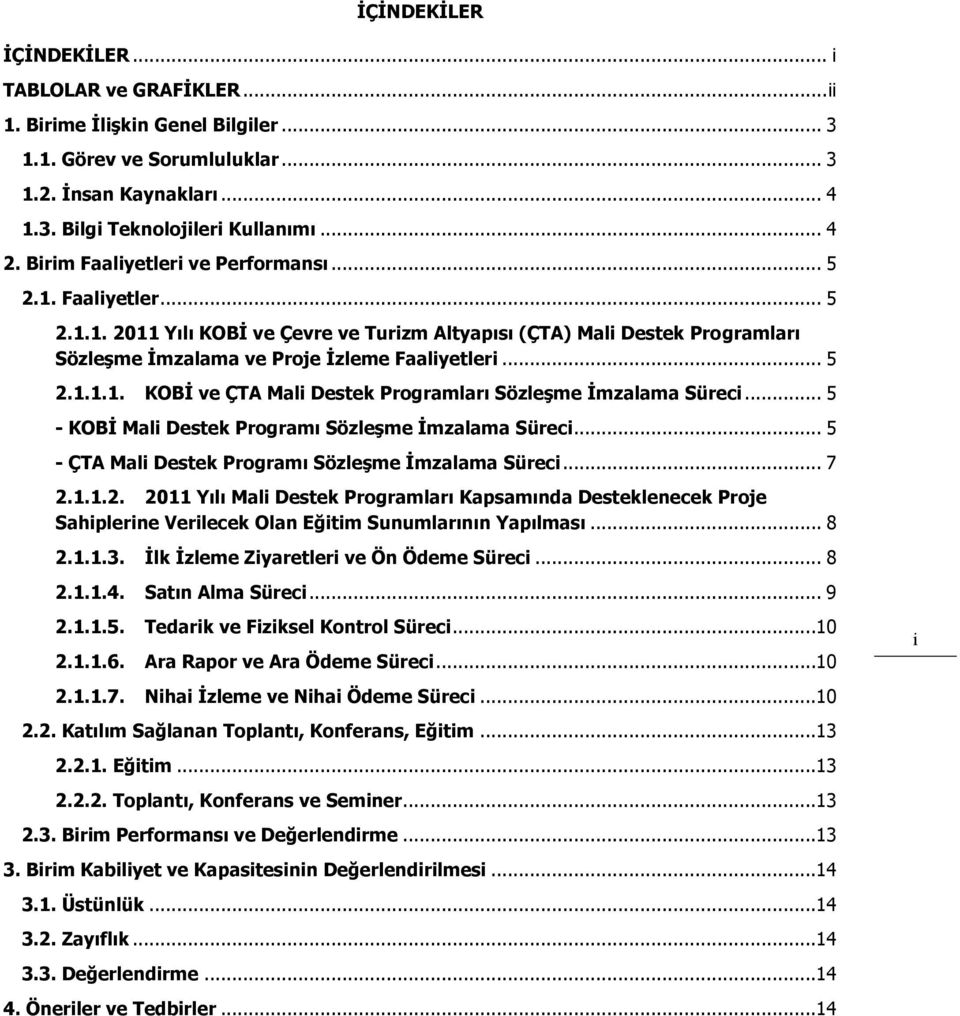 .. 5 - KOBİ Mali Destek Programı Sözleşme İmzalama Süreci... 5 - ÇTA Mali Destek Programı Sözleşme İmzalama Süreci... 7 2.