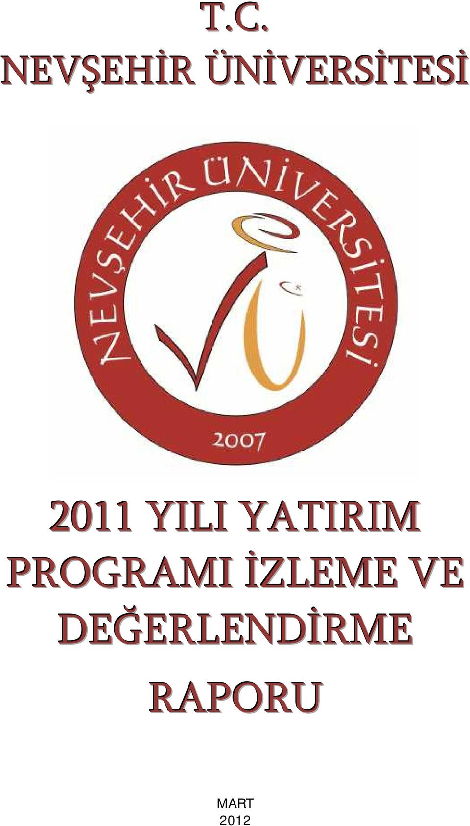 YATIRIM PROGRAMI İZLEME