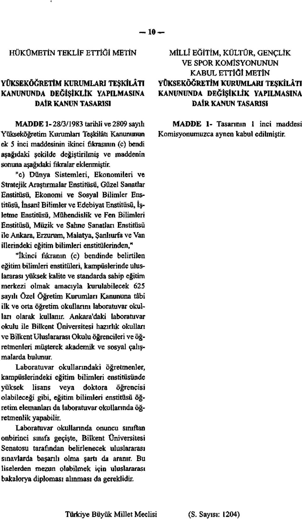 "c) Dünya Sistemleri, Ekonomileri ve Stratejik Araştırmalar Enstitüsü, Güzel Sanatlar Enstitüsü, Ekonomi ve Sosyal Bilimler Enstitüsü, İnsanî Bilimler ve Edebiyat Enstitüsü, İşletme Enstitüsü,