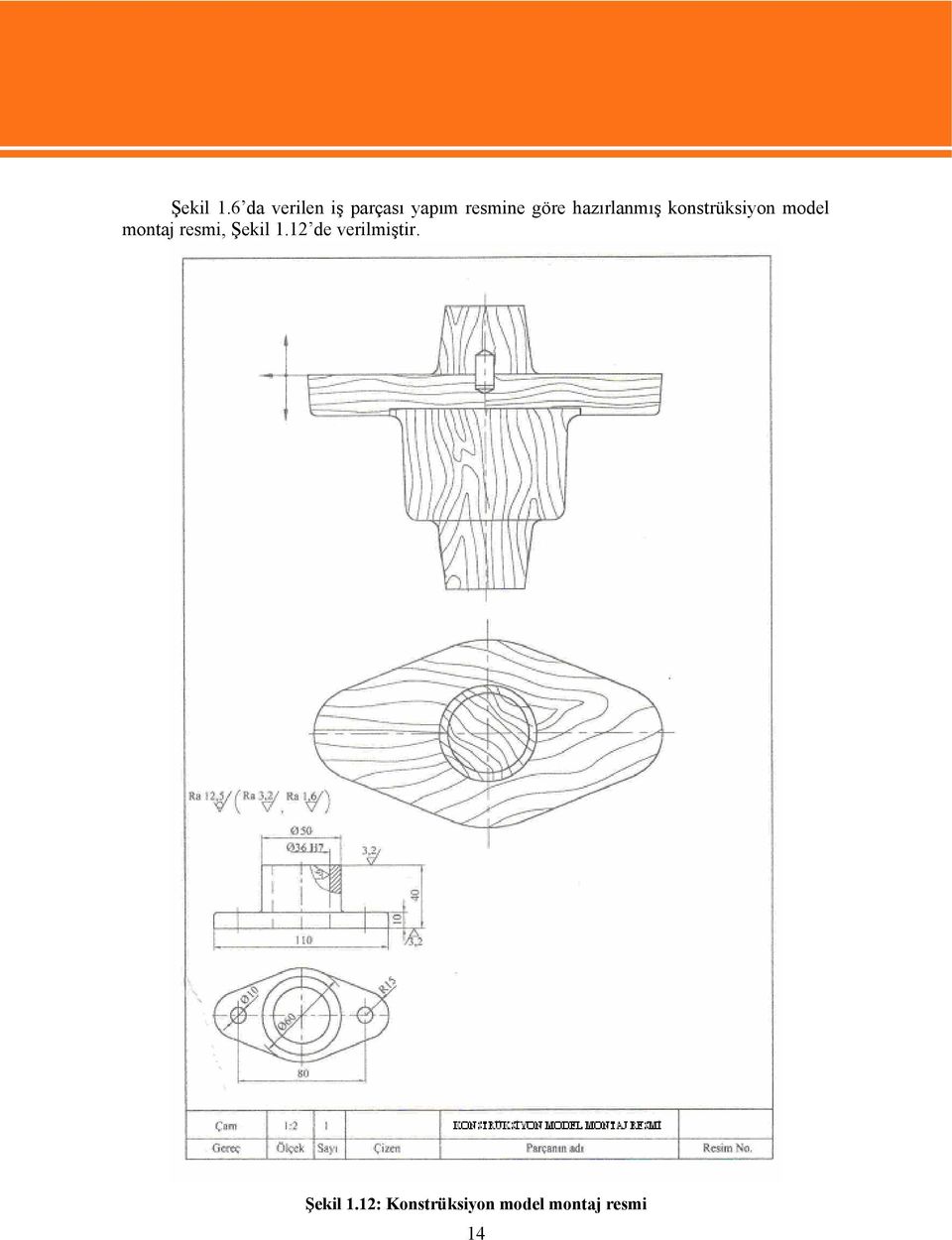 hazırlanmış konstrüksiyon model montaj