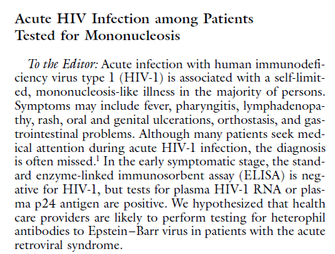 Akut EBV infeksiyonu öntanısıyla test edilen 563 örneğin