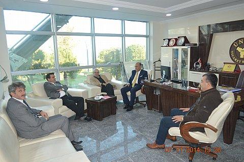 m) Ünye Ziraat Odası Başkanı Osman SARIKAHRAMAN ve Ağıdere Mahallesi Muhtarı Muhittin OCAK, Yönetim Kurulu Başkanımız Mustafa USLU'yu ziyaret ettiler.