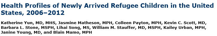 ABD de 2006-2012 yıllarında 4 bölge; Colorado, Minnesota, Pennsylvania, ve Washington State.