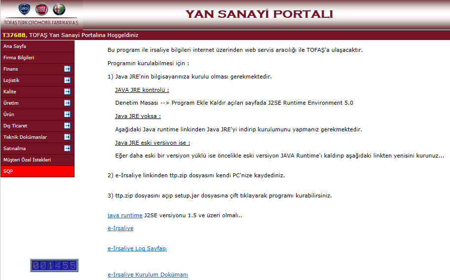 OTOMATİK E-İRSALİYE GÖNDERİMİ Tofaş a elektronik irsaliyeyi otomatik olarak göndermek mümkündür.