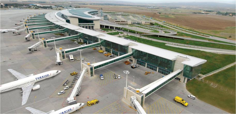 Ankara Esenboga Havalimanı (100%) 29 Yolcu Sayısı 2002-2010 (m) Bölgenin en yeni havalimanı THY için ikinci merkez konumunda 16 Ekim 2006 da faaliyete başladı THY nin Ankara merkezli markası Anadolu