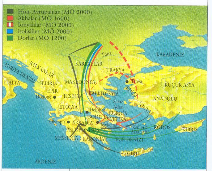 Göçlerden uzunca bir süre sonra Orta Anadolu nun doğusundan itibaren Doğu, Güney ve