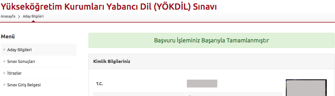 Online Ödeme Yap butonuna bastığınızda ödeme sayfası açılacaktır. Açılan panelden Kredi/Banka Kartınız ile sınav başvuru ücreti ödemenizi gerçekleştirebilirsiniz.