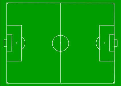 Soru 24. Yukarıdaki futbol sahasının kısa kenarı 60 metre alanı ise 6600 m 2 dir. Bu futbol sahasının çevresinde 4 tur koģan bir futbolcu kaç metre koģmuģ olur? A)340 m B)110 m C)13.