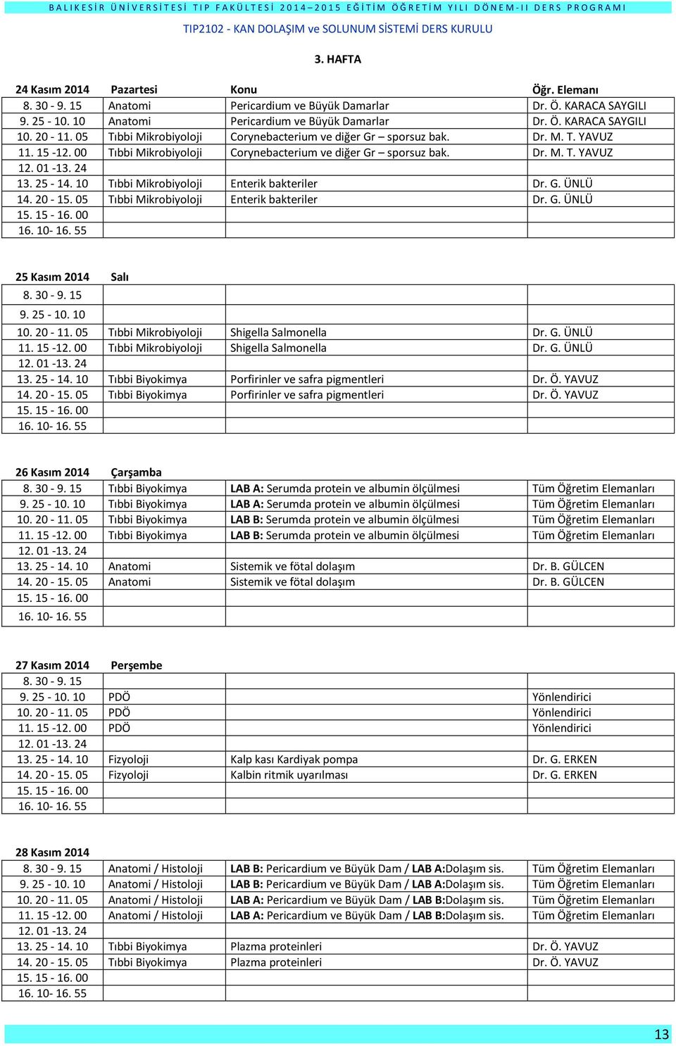 G. ÜNLÜ Tıbbi Mikrobiyoloji Enterik bakteriler Dr. G. ÜNLÜ 25 Kasım 2014 Salı Tıbbi Mikrobiyoloji Shigella Salmonella Dr. G. ÜNLÜ Tıbbi Mikrobiyoloji Shigella Salmonella Dr. G. ÜNLÜ Tıbbi Biyokimya Porfirinler ve safra pigmentleri Dr.