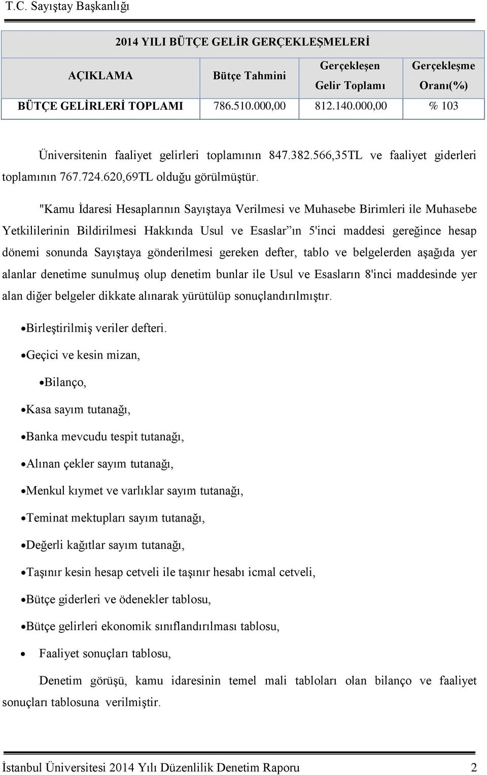 "Kamu Ġdaresi Hesaplarının SayıĢtaya Verilmesi ve Muhasebe Birimleri ile Muhasebe Yetkililerinin Bildirilmesi Hakkında Usul ve Esaslar ın 5'inci maddesi gereğince hesap dönemi sonunda SayıĢtaya