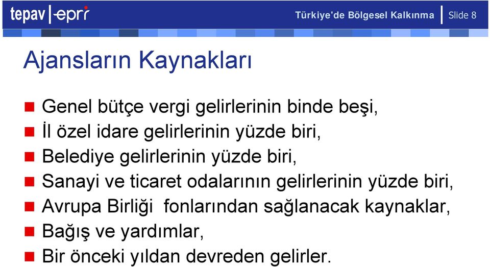 gelirlerinin yüzde biri, Sanayi ve ticaret odalarının gelirlerinin yüzde biri,