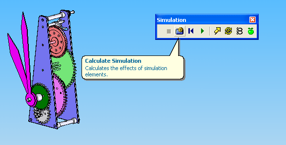 79 Calculate simülation a tıklayarak simülasyonu