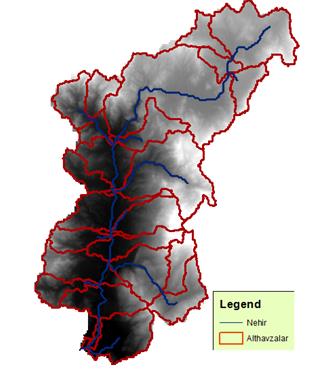 E. ERAYDIN et al./ ISITES2015 Valencia -Spain 1682 Tablo 3. Havzalara ait fiziksel parametreler Havza Adı Alan (km 2 ) Uzunluk (km) Mak. Kot (m) Min.