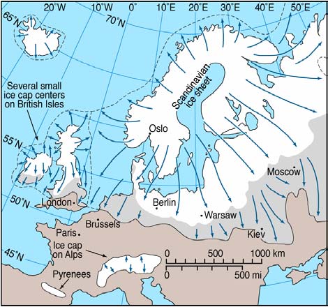 Örneğin İskandinavya yarımadasındaki Botni körfezi kıyılarında yıllık yaklaşık 10 mm yükselme söz konusu olmaktadır. III. Zaman sonları, IV.