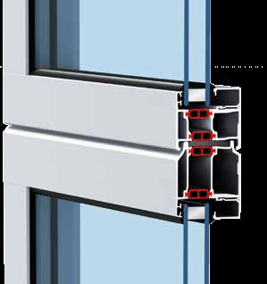 Eş görünümlü yan kapılar için sayfa 48 ALR F67 Thermo Glazing ALR 67 Thermo Glazing ısıtmalı satış mekânları için ideal.