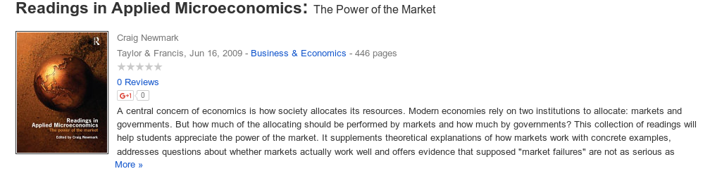 power of the market, Edited by Craig Newmark. s.
