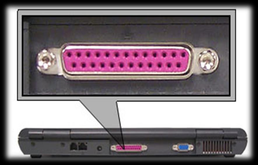 2-PARALEL PORT Donanım Paralel port genellikle tarayıcı ve yazıcı bağlantısı için kullanılır.