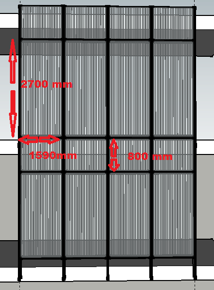 4. CEPHE SİSTEMLERİ PERFORMANS ANALİZLERİ Cephe elemanlarının ısı analizleri ve ses yalıtımı analizleri yapılır. Surface area of vision glass = 34.34 m2 Surface area of spandrel glass = 10.