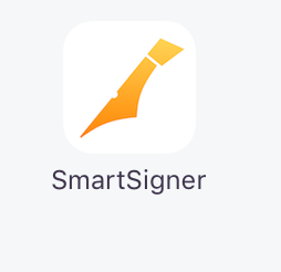 bulunan Smartsigner ikonuna tıklanarak