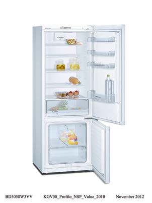 BUZDOLAPLARI LowFrost Buzdolabı LowFrost Buzdolabı LowFrost Buzdolabı BD2043W2VV Boyutlar (YxGxD): 176x70x65 cm brüt hacim: 364 lt. (277 lt. + 87 lt.