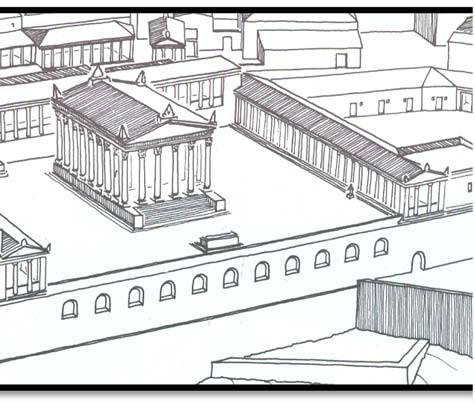 Şekil 93. Pergamon Traianeum(Traianus-Hadrianus)Tapınağı (Radt, Pergamon) Şekil 94.