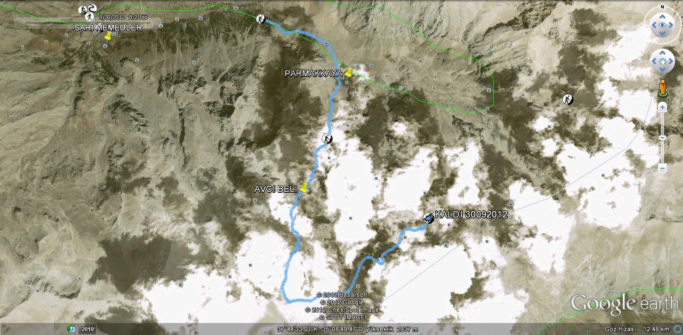 Faaliyet Faatliyet Tarihi : 29-30 Eylül 2012 Faaliyet Yeri : NİĞDE - Aladağlar KALDI KLASİK Faaliyet Süresi : Faaliyet Türü : Alpinizm Güzergah : Kat Edilen Yol Emli Ormanı Akşampınarı Parmakkaya -