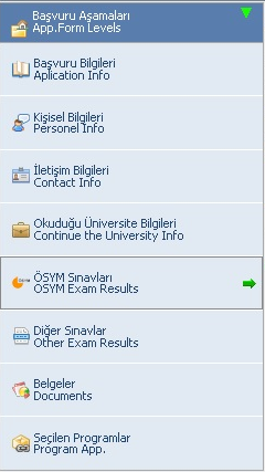 3. Başvuru Aşamaları Açılan pencerede istenen verileri giriniz.