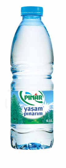 Tüm paydaşlarımız için... %26 ciro bazında büyüme 2012 Yılında Pınar Su; Sergilediği başarılı mali performans sonucunda pazarın üzerinde bir büyüme kaydetmiştir.