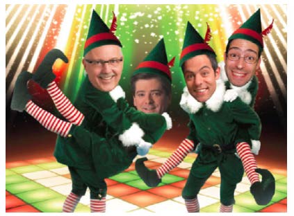 Office Max: Elf Yourself İnsanların fotoğraflarını yükleniyor, Noel elfleri