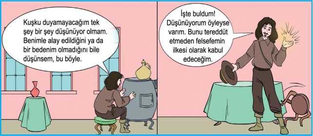 DESCARTES Düşünüyorum o halde varım. Çocukken yığınla doğru kabul ettiğimi fark ettim. YENİ ÇAĞ RASYONALİZMİNİN KURUCUSU BİLGİNİN KAYNAKLARI : 1.DOĞUŞTAN 2.